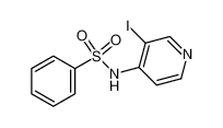 N-(3-iodopyridin-4-yl)benzenesulfonamide 99972-24-4