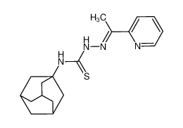 1-(1-adamantyl)-3-[(E)-1-pyridin-2-ylethylideneamino]thiourea