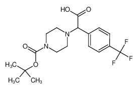 2-(4-Boc-哌嗪基)-2-[4-(三氟甲基)苯基]乙酸