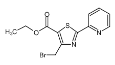 ethyl 4-(bromomethyl)-2-pyridin-2-yl-1,3-thiazole-5-carboxylate 1138444-37-7