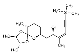 157905-08-3 (R,Z)-3-methyl-1-((2R,3R,7S,10R)-2,3,10-trimethyl-1,4,6-trioxaspiro[4.5]decan-7-yl)-6-(trimethylsilyl)hex-3-en-5-yn-2-ol