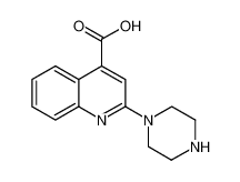 2-Piperazin-1-yl-quinoline-4-carboxylic acid 425622-09-9