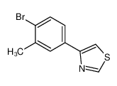 5095-65-8 4-(4-bromo-3-methylphenyl)-1,3-thiazole