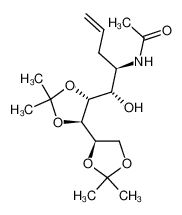 639476-14-5 spectrum, N-{(R)-1-[(S)-Hydroxy-((4R,5R,4'R)-2,2,2',2'-tetramethyl-[4,4']bi[[1,3]dioxolanyl]-5-yl)-methyl]-but-3-enyl}-acetamide