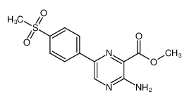 methyl 3-amino-6-(4-(methylsulfonyl)phenyl)pyrazine-2-carboxylate