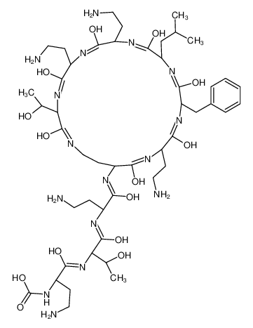 1406-11-7 structure, C48H82N16O14