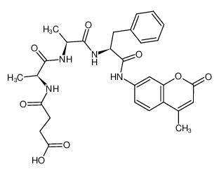 琥珀酰-丙氨酰-丙氨酰-丙氨酰-7-氨基-4-甲基香豆素