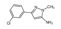 5-(3-chlorophenyl)-2-methylpyrazol-3-amine 92406-44-5