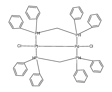 82307-36-6 structure, C50H48Cl2P4PdPt