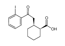 (1R,2R)-2-[2-(2-iodophenyl)-2-oxoethyl]cyclohexane-1-carboxylic acid 736136-47-3