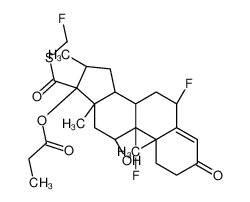 105613-90-9 structure, C25H33F3O5S