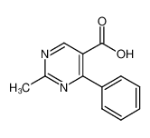 2-methyl-4-phenylpyrimidine-5-carboxylic acid 127958-10-5