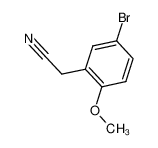 2-(5-bromo-2-methoxyphenyl)acetonitrile 7062-40-0