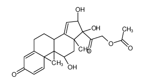 (11β,16α)-21-(Acetyloxy)-9-fluoro-11,16,17-trihydroxy-pregna-1,4,14-triene-3,20-dione 131918-74-6