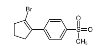 1-(2-bromocyclopenten-1-yl)-4-methylsulfonylbenzene