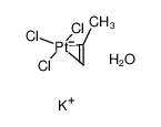 12144-27-3 structure, C3H6Cl3KOPt