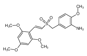 592542-50-2 spectrum, (E)-2-methoxy-5-((2,4,6-trimethoxystyrylsulfonyl)methyl)aniline