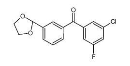 898759-43-8 structure, C16H12ClFO3