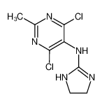 4,6-dichloro-2-methyl-5-(2-imidazolin-2-yl)-aminopyrimidine 352457-35-3