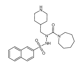 939796-64-2 spectrum, N'-(1-azepanylcarbonyl)-N'-(4-piperidinylmethyl)-2-naphthalenesulfonohydrazide