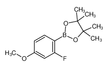 2-(2-fluoro-4-methoxyphenyl)-4,4,5,5-tetramethyl-1,3,2-dioxaborolane