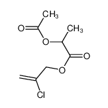 2-chloroprop-2-enyl 2-acetyloxypropanoate 5423-11-0