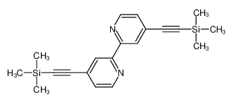 trimethyl-[2-[2-[4-(2-trimethylsilylethynyl)pyridin-2-yl]pyridin-4-yl]ethynyl]silane