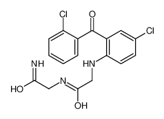 74088-33-8 2-[[2-[4-chloro-2-(2-chlorobenzoyl)anilino]acetyl]amino]acetamide