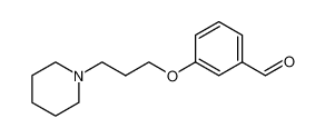 3-(3-piperidin-1-ylpropoxy)benzaldehyde 82625-43-2