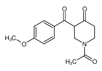 148363-39-7 spectrum, 1-Acetyl-3-(4-methoxy-benzoyl)-piperidin-4-one