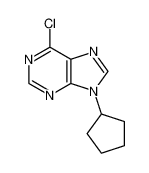 6-chloro-9-cyclopentylpurine