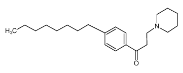 1-(4-octylphenyl)-3-piperidin-1-ylpropan-1-one 18841-58-2