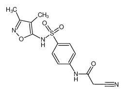 2-Cyano-N-(4-{[(3,4-dimethylisoxazol-5-yl)amino]-sulfonyl}phenyl)acetamide 546090-57-7