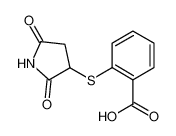 2-(2,5-dioxopyrrolidin-3-yl)sulfanylbenzoic acid 459421-21-7