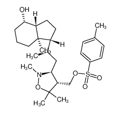 95716-64-6 (1R-(1α(R*),3aβ,4α,7aα,(3S*,4S*)))-octahydro-7a-methyl-1-(1-methyl-2-(4-((((4-methylphenyl)sulfonyl)oxy)methyl)-2,5,5-trimethyl-3-isoxazolidinyl)ethyl)inden-4-ol