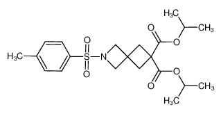 diisopropyl 2-((4-methylphenyl)sulfonyl)-2-azaspiro[3.3]heptane-6,6-dicarboxylate