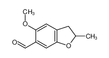 5-methoxy-2-methyl-2,3-dihydro-1-benzofuran-6-carbaldehyde 85258-19-1