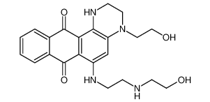 4-(2-hydroxyethyl)-6-[2-(2-hydroxyethylamino)ethylamino]-2,3-dihydro-1H-naphtho[3,2-f]quinoxaline-7,12-dione 65271-81-0