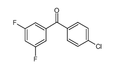 (4-chlorophenyl)-(3,5-difluorophenyl)methanone 746651-99-0