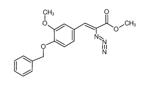 (Z)-methyl 2-azido-3-[4-(benzyloxy)-3-methoxyphenyl]acrylate 1279721-91-3