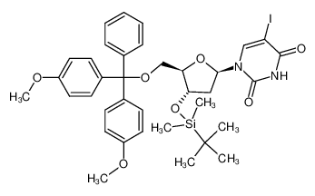 364613-26-3 structure, C36H43IN2O7Si