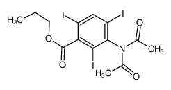 propyl 3-(diacetylamino)-2,4,6-triiodobenzoate 5579-08-8