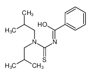 N-[bis(2-methylpropyl)carbamothioyl]benzamide 25343-27-5