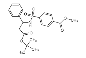 155495-88-8 tert-butyl 3-<4-(methoxycarbonyl)phenylsulfonamido>-3-phenylpropanoate