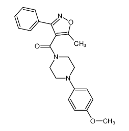 Methanone, [4-(4-methoxyphenyl)-1-piperazinyl](5-methyl-3-phenyl-4-isoxazolyl)- 801224-44-2