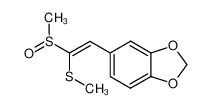 35453-09-9 2-(3,4-methylenedioxyphenyl)-1-(methylsulfinyl)-1-(methylthio)ethylene