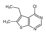 4-Chloro-5-ethyl-6-methylthieno[2,3-d]pyrimidine 439692-90-7