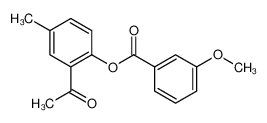 88951-98-8 (2-acetyl-4-methylphenyl) 3-methoxybenzoate