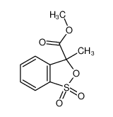 79253-78-4 methyl 3-methyl-1,1-dioxo-2,1λ<sup>6</sup>-benzoxathiole-3-carboxylate