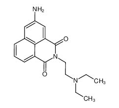 5-amino-2-[2-(diethylamino)ethyl]benzo[de]isoquinoline-1,3-dione 69408-82-8